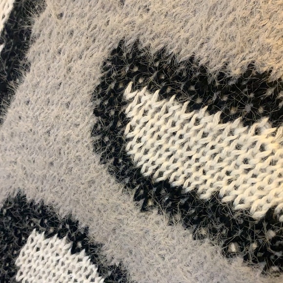 Very soft gray leopard long cardigan - Picture 3 of 5